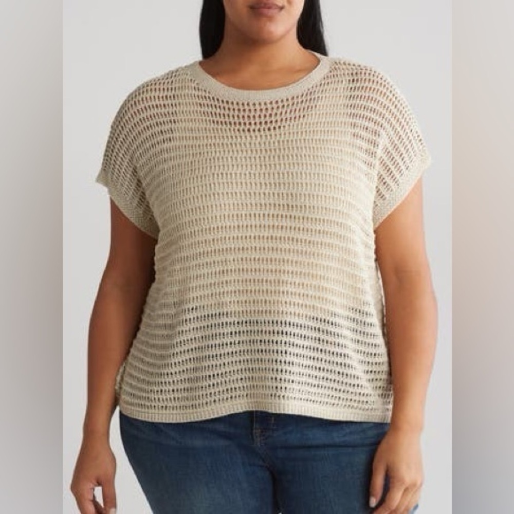 Max Studio Cream Knit Sweater
